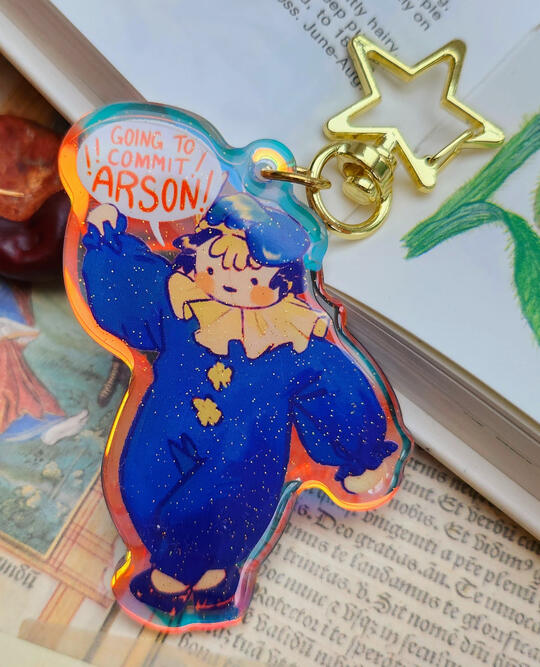 Ragdoll Clown keychain (original)