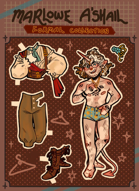 Formal Dress up Doll (original)