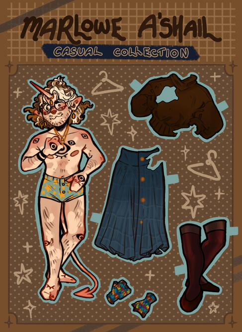 Casual Dress up Doll (original)